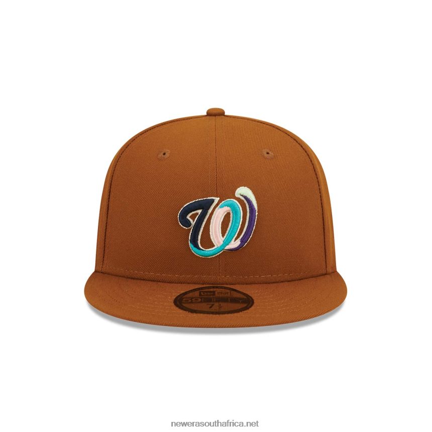 Washington Nationals Vintage Floral 59FIFTY Cap New Era TRBRBN538