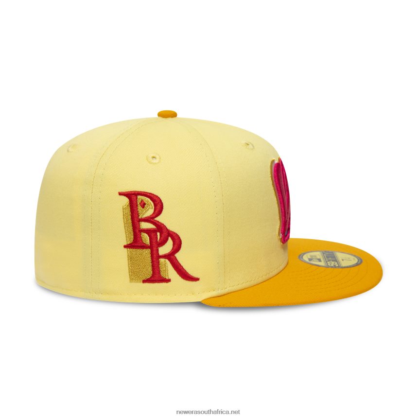 Wilmington Blue Rocks MiLB Soft Yellow 59FIFTY Fitted Cap New Era TRBRBN166