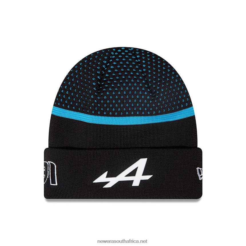 Alpine Kids Esteban Ocon Black Cuff Beanie New Era TRBRBN2348