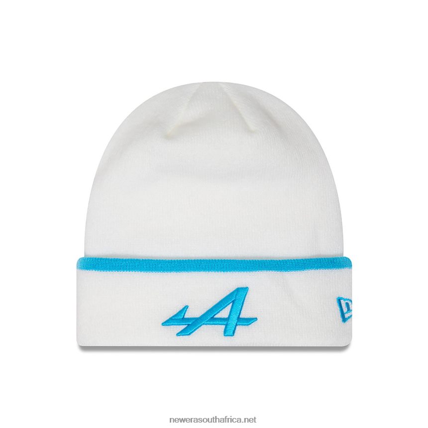 Alpine Stripe Cuff White Beanie New Era TRBRBN2398