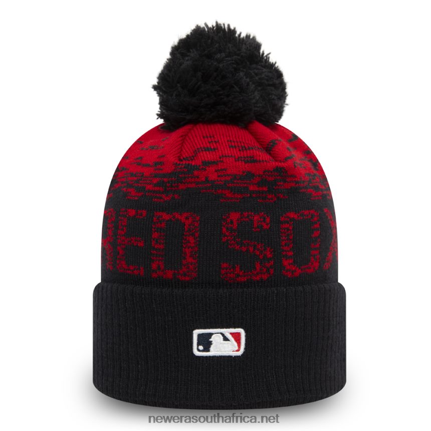 Boston Red Sox Navy Ombre Bobble Beanie Hat New Era TRBRBN2357
