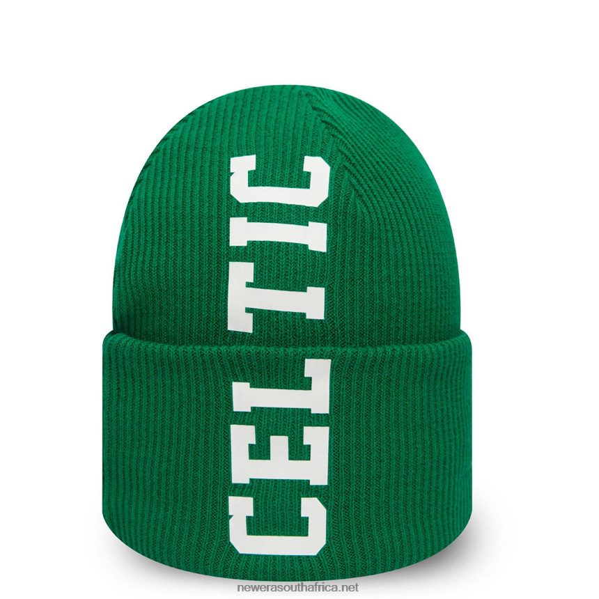 Celtic FC Vertical Wordmark Green Cuff knit New Era TRBRBN2470
