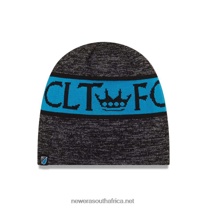 Charlotte FC MLS Kick Off Black Beanie Hat New Era TRBRBN2356