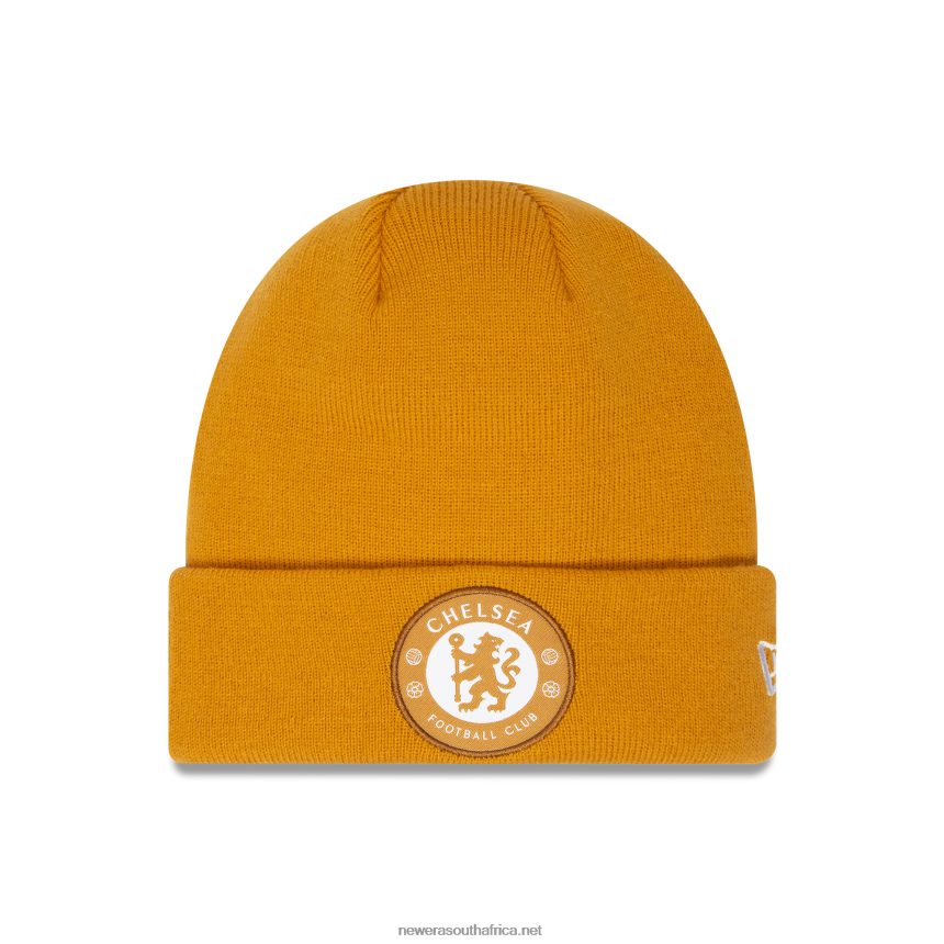 Chelsea FC Seasonal Medium Orange Cuff Knit Beanie Hat New Era TRBRBN2542