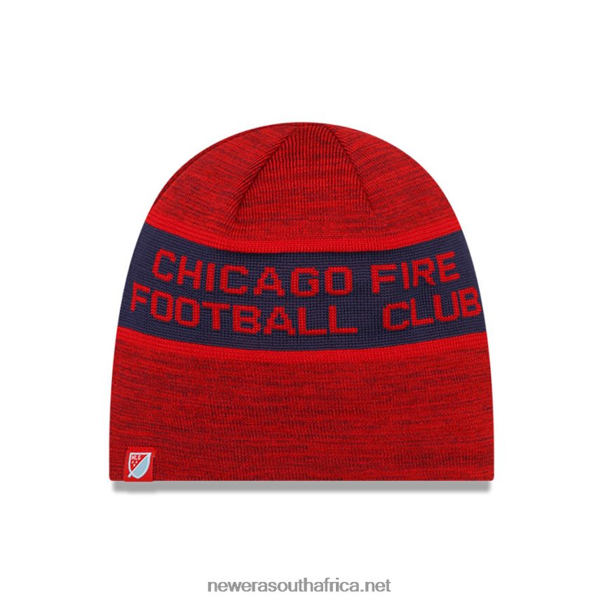 Chicago Fire MLS Kick Off Red Beanie Hat New Era TRBRBN2366