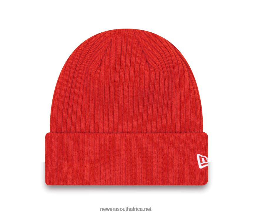 Colour Cuff Red Beanie Hat New Era TRBRBN2421