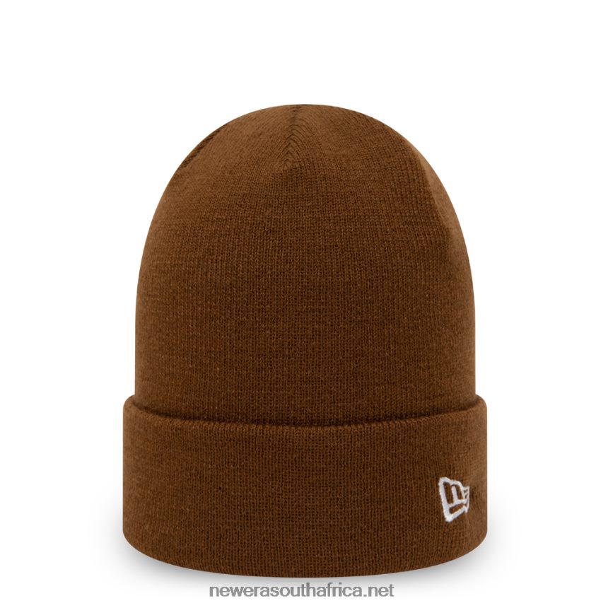 Essential Brown Cuff Beanie Hat New Era TRBRBN2486