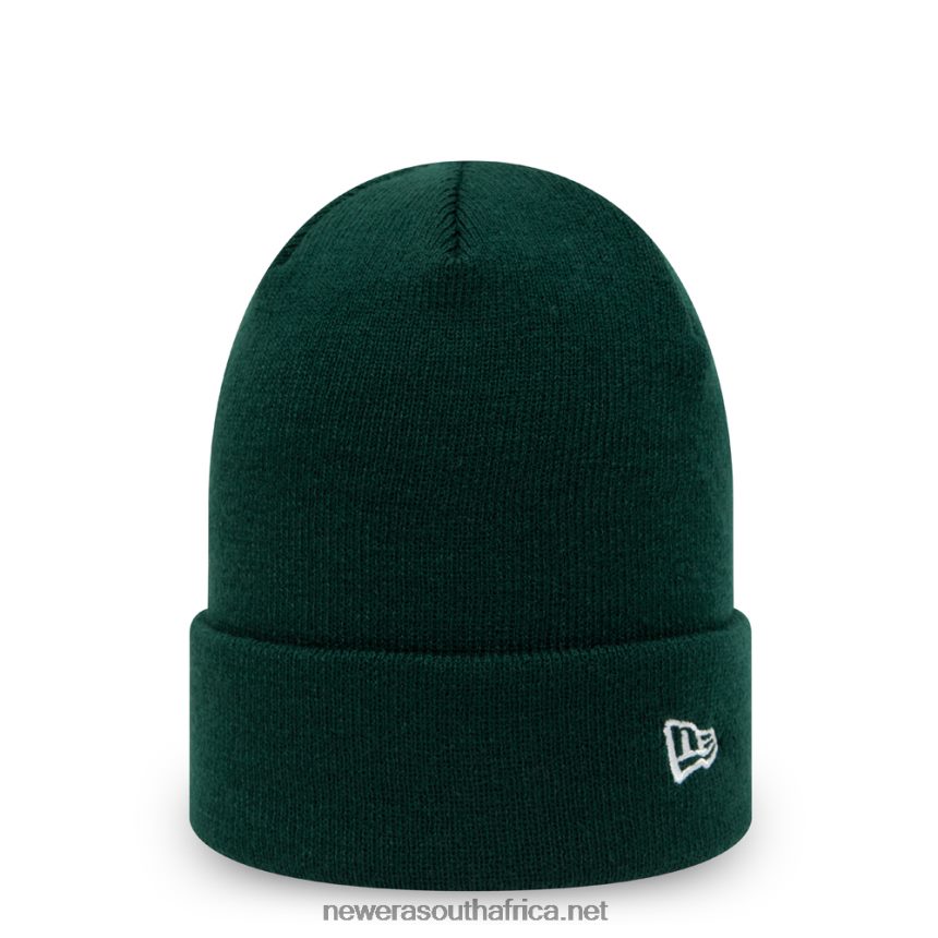 Essential Dark Green Cuff Beanie Hat New Era TRBRBN2416