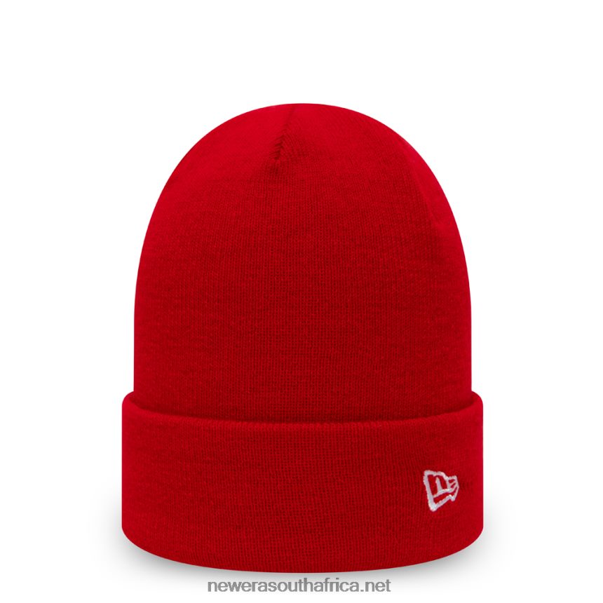 Essential Red Cuff Beanie Hat New Era TRBRBN2523