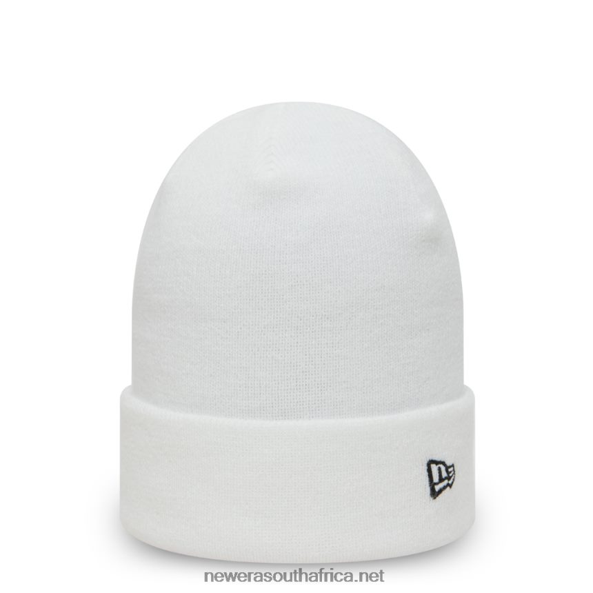 Essential White Cuff Beanie Hat New Era TRBRBN2504