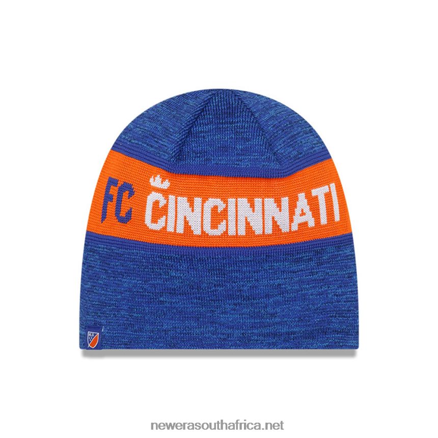 FC Cincinnati MLS Kick Off Blue Beanie Hat New Era TRBRBN2386