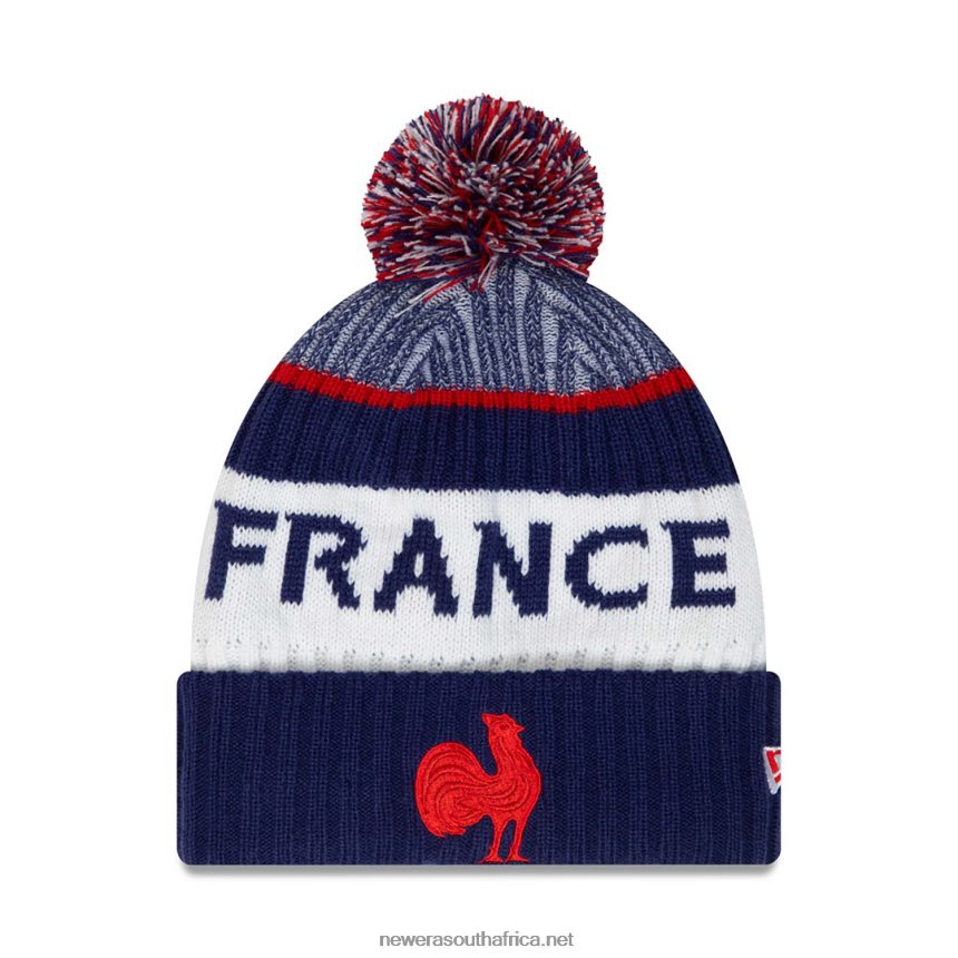 French Federation Of Rugby Dark Blue Beanie Hat New Era TRBRBN2379