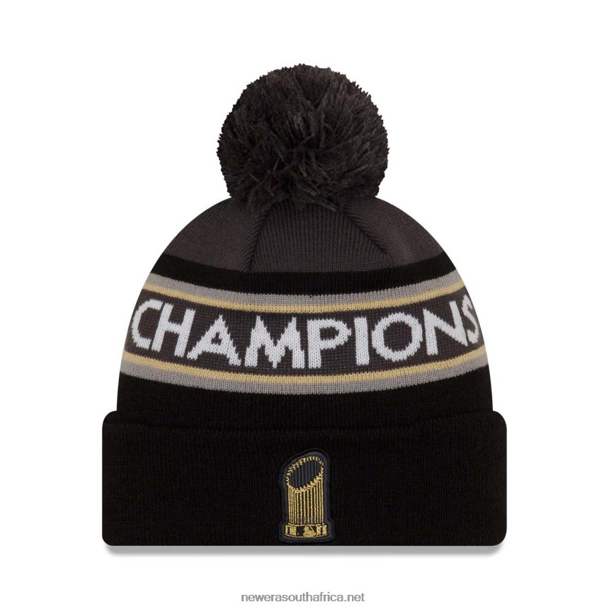 Houston Astros MLB World Series Champions Black Cuff Knit Beanie Hat New Era TRBRBN2535