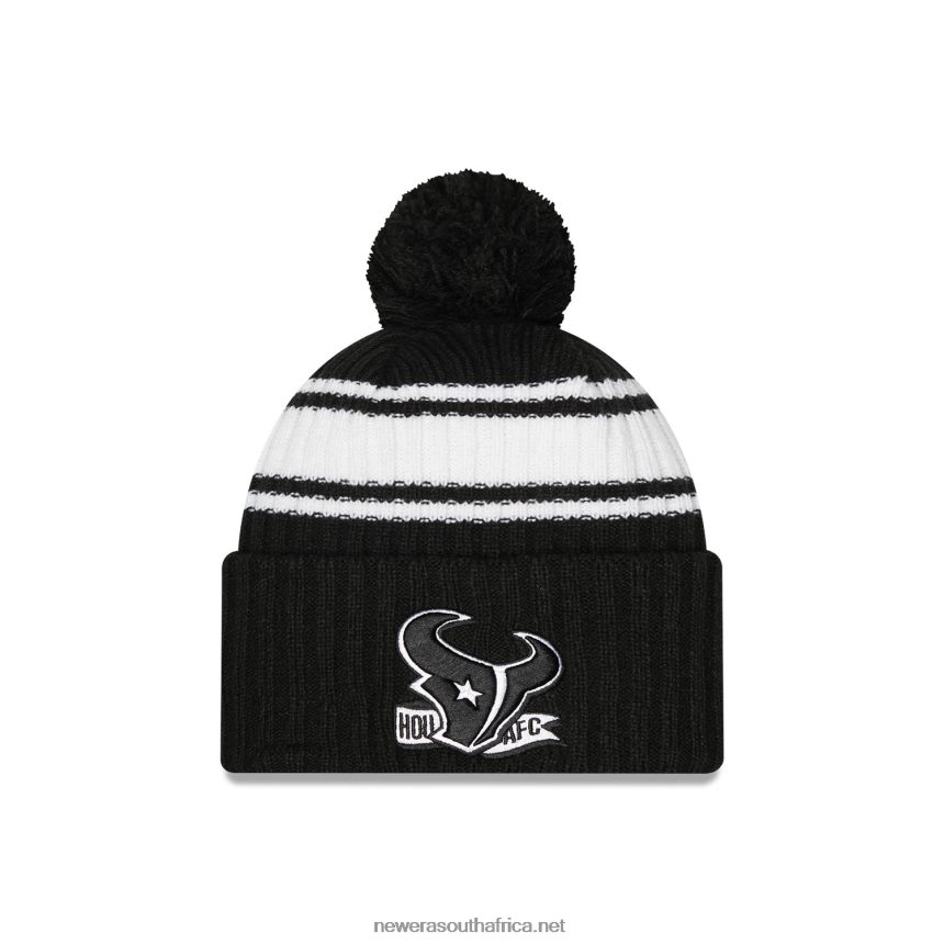 Houston Texans NFL Sideline Black Beanie Hat New Era TRBRBN2442
