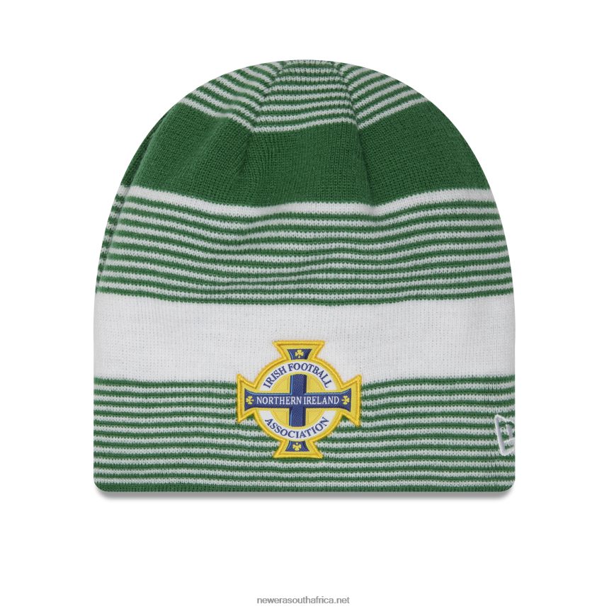 Irish FA Stripe Blue Bead Skull Beanie Hat New Era TRBRBN2455
