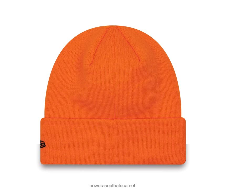 LA Dodgers Neon Bright Orange Cuff Beanie Hat New Era TRBRBN2351