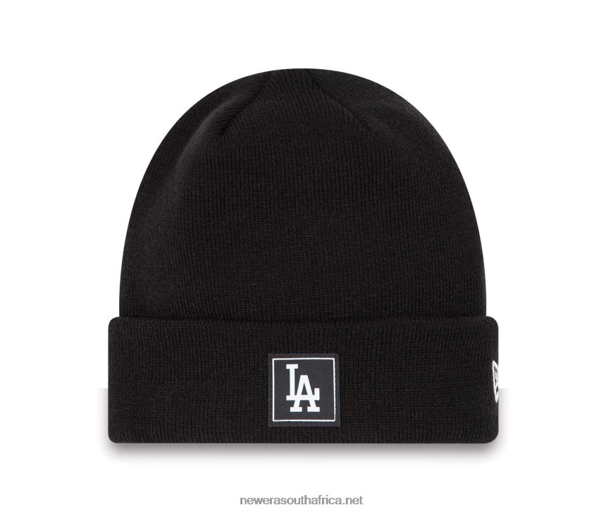 LA Dodgers Team Cuff Black Beanie Hat New Era TRBRBN2401
