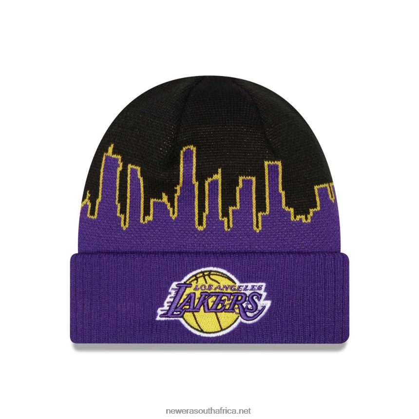 LA Lakers NBA Tip Off 2022 Black Knit New Era TRBRBN2342