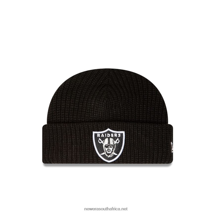 Las Vegas Raiders Skully Team Black Knit New Era TRBRBN2545