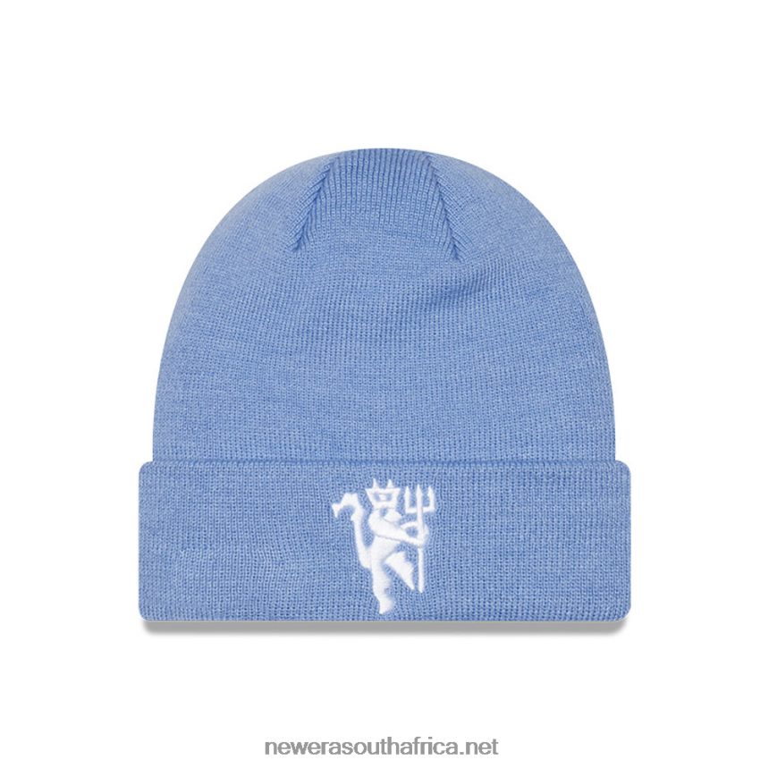 Manchester United Seasonal Pastle Blue Beanie Hat New Era TRBRBN2538