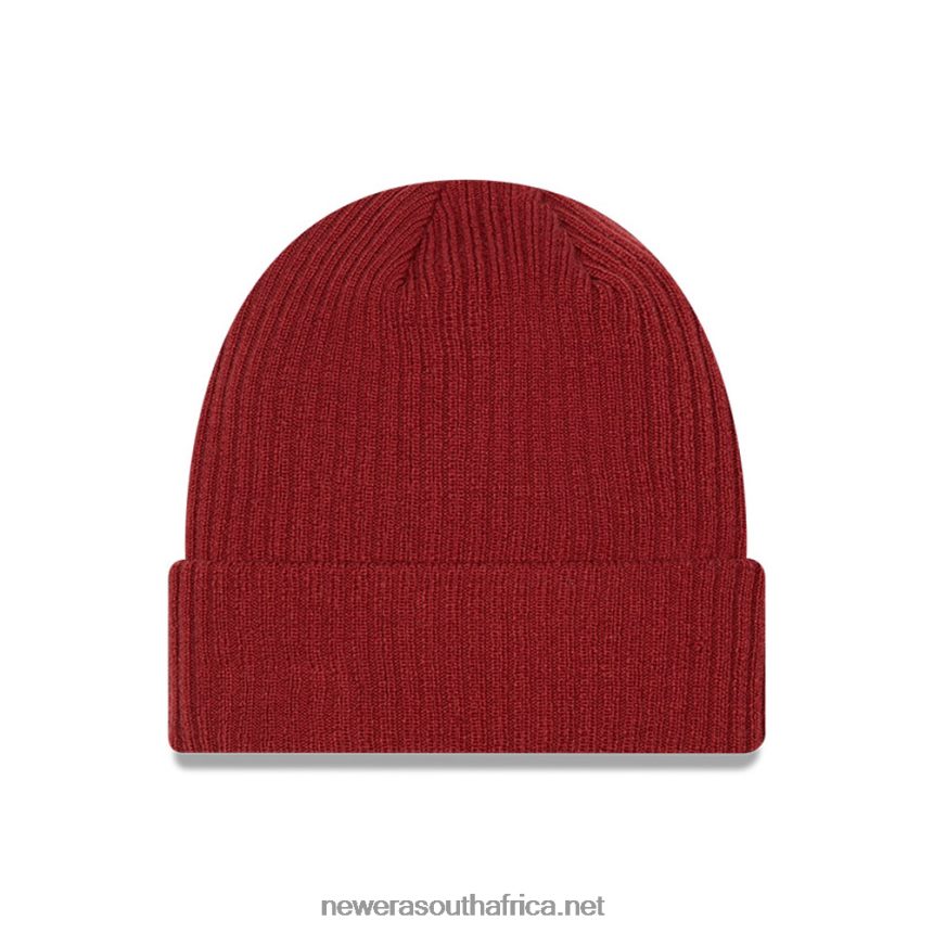 Maroon Beanie Hat New Era TRBRBN2493
