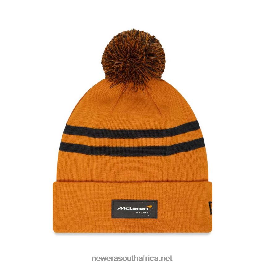 McLaren Pom Orange Beanie Hat New Era TRBRBN2506