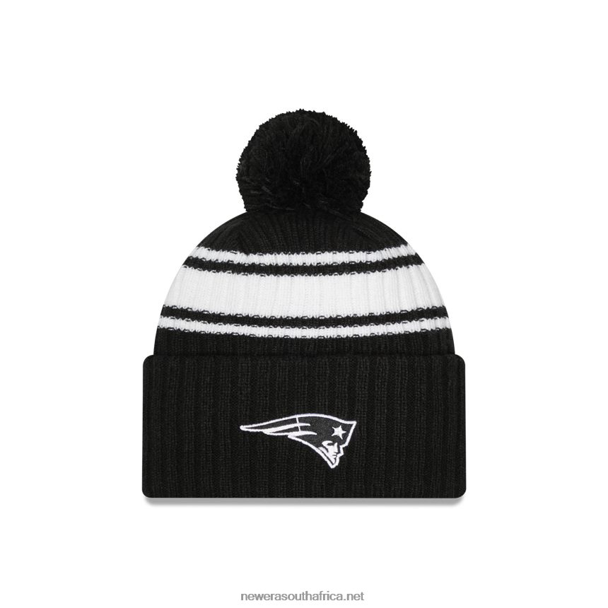 New England Patriots NFL Sideline Black Beanie Hat New Era TRBRBN2402