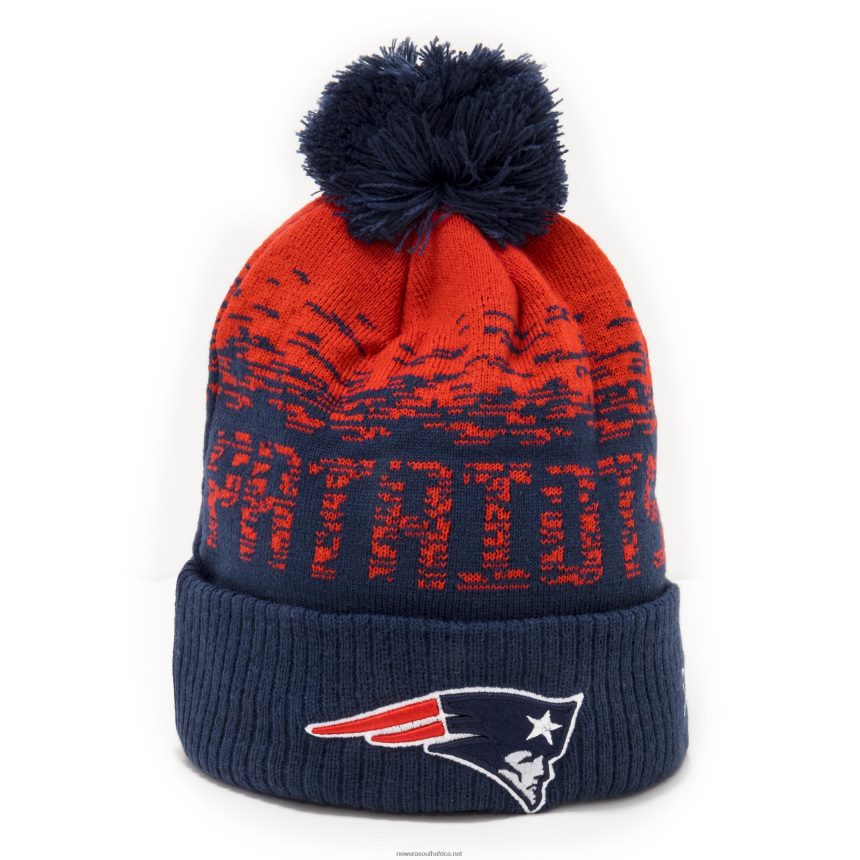 New England Patriots Navy Ombre Sport Beanie Hat New Era TRBRBN2407
