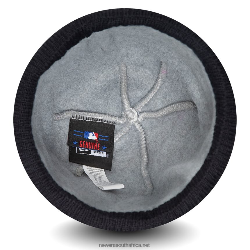 New York Yankees Bobble Blue Cuff Beanie Hat New Era TRBRBN2487