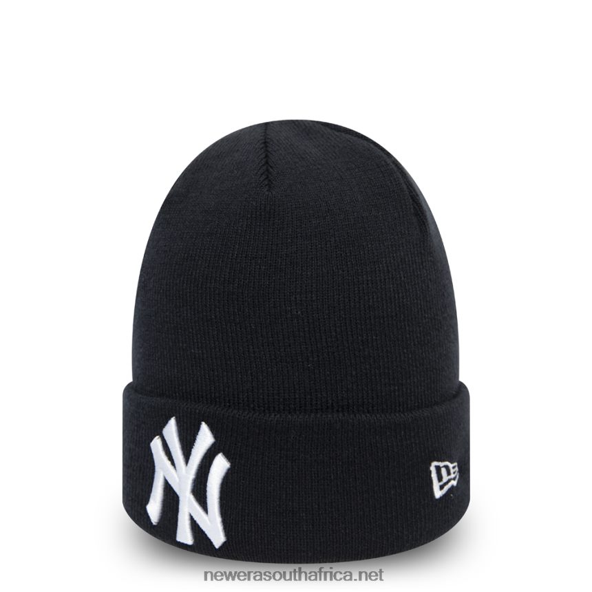 New York Yankees Essential Navy Cuff Beanie Hat New Era TRBRBN2437