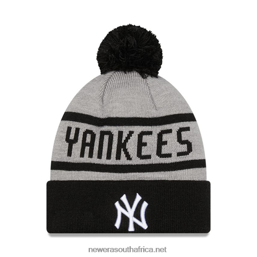 New York Yankees Grey Beanie Hat New Era TRBRBN2415