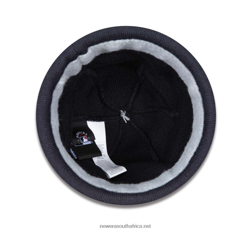 New York Yankees Jake Cuff Navy Beanie Hat New Era TRBRBN2451