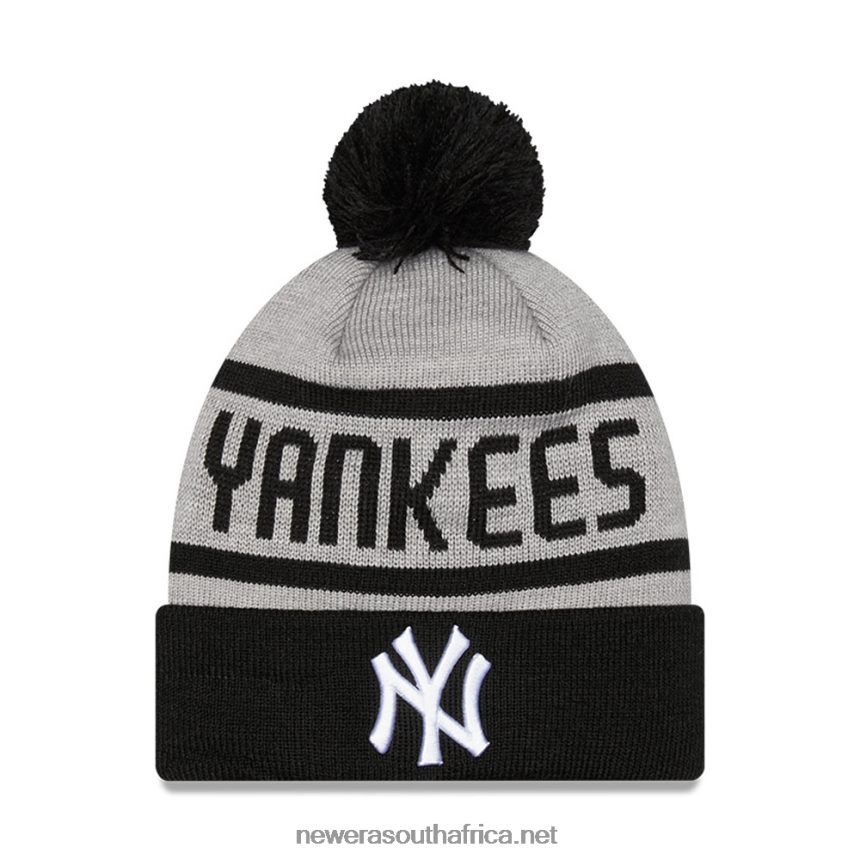 New York Yankees Kids Grey Beanie Hat New Era TRBRBN2511