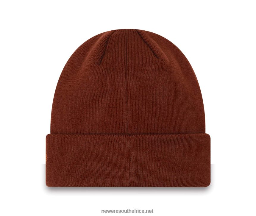New York Yankees League Essentials Dark Brown Cuff Beanie Hat New Era TRBRBN2450