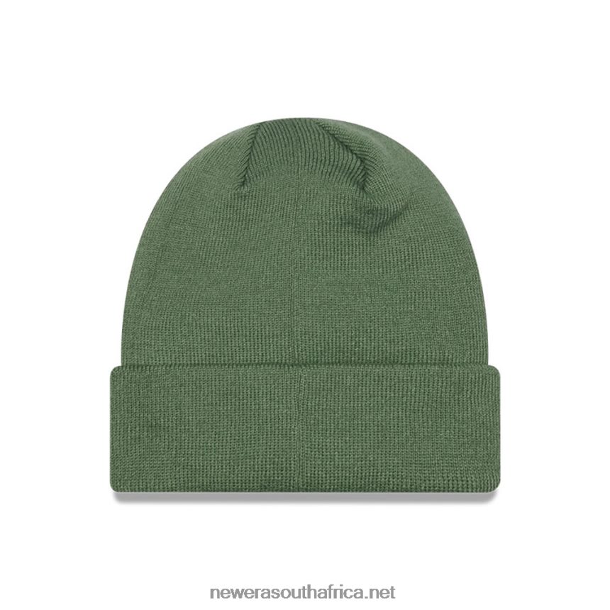 New York Yankees Metallic Womens Khaki Beanie Hat New Era TRBRBN2555