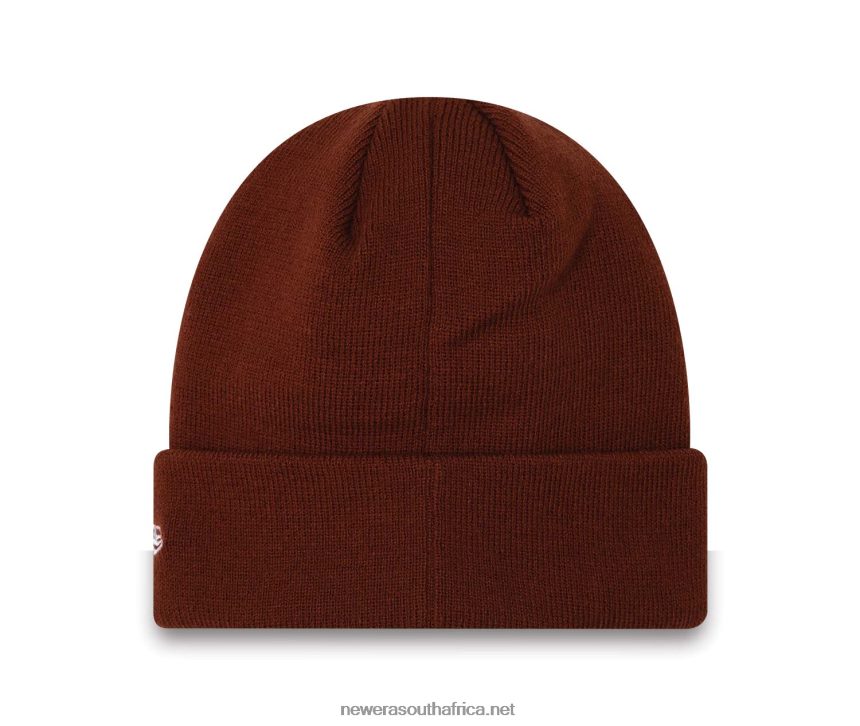 New York Yankees Team Cuff Dark Brown Beanie Hat New Era TRBRBN2536