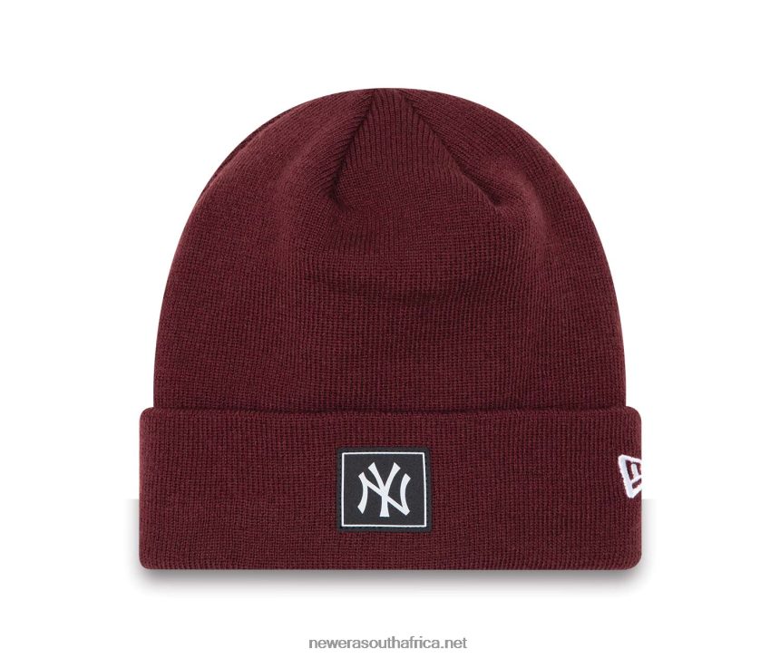 New York Yankees Team Cuff Dark Purple Beanie Hat New Era TRBRBN2461