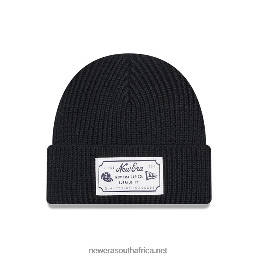 Patch Womens Navy Beanie Hat New Era TRBRBN2474