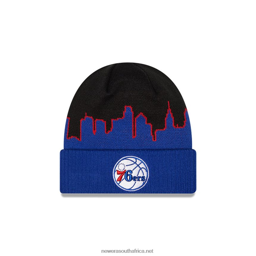 Philadelphia 76ers NBA Tip Off 2022 Black Knit New Era TRBRBN2554