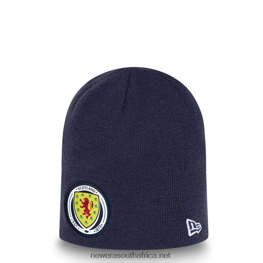 Scottish FA Stripe Navy Reversible Beanie Hat New Era TRBRBN2334