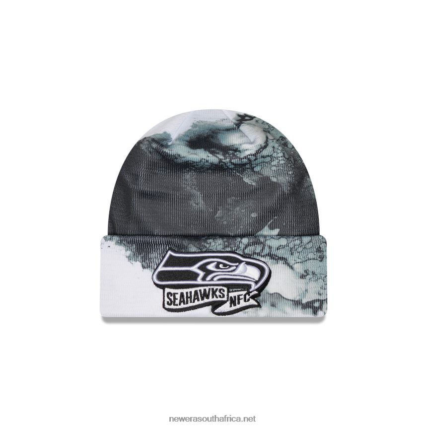 Seattle Seahawks NFL Sideline Black Beanie Hat New Era TRBRBN2492