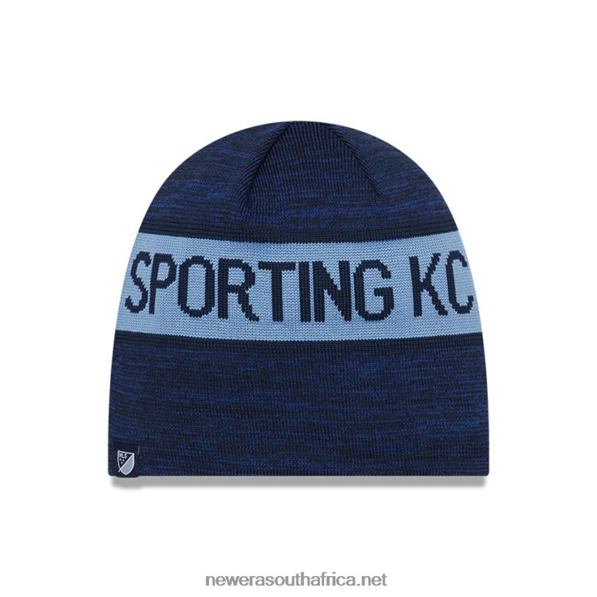 Sporting Kansas City MLS Kick Off Blue Beanie Hat New Era TRBRBN2549