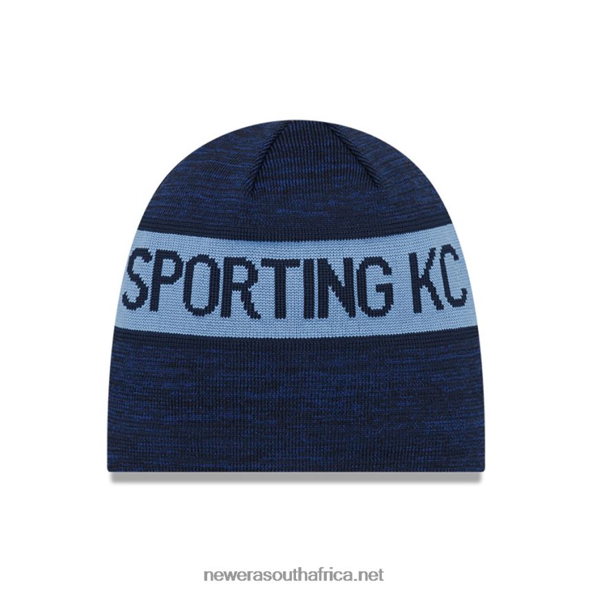 Sporting Kansas City MLS Kick Off Blue Beanie Hat New Era TRBRBN2549