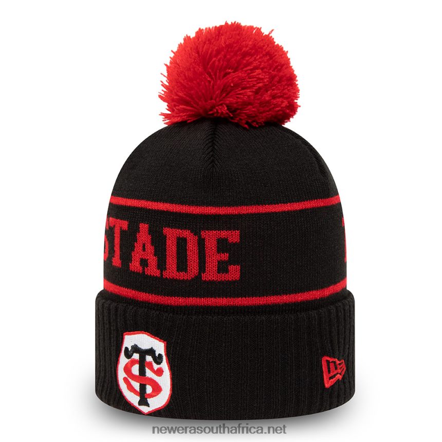 Stade Toulousain Team Black Bobble Beanie New Era TRBRBN2522