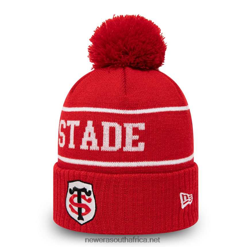 Stade Toulousain Team Red Bobble Beanie New Era TRBRBN2540