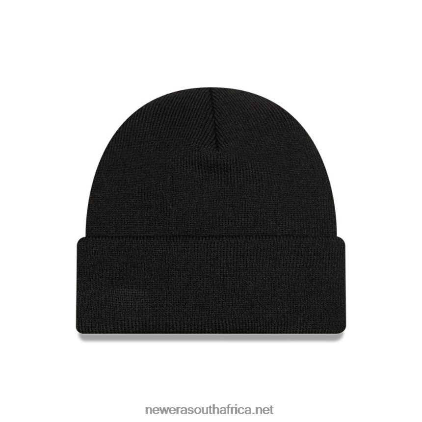 Womens Black Beanie Hat New Era TRBRBN2385