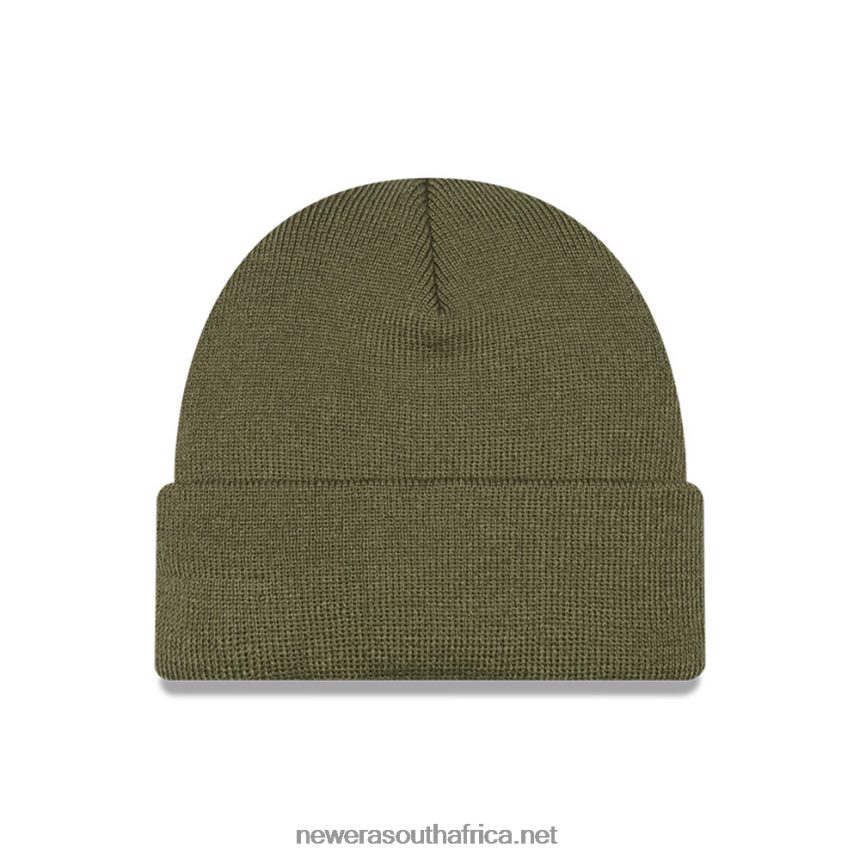 Womens Khaki Beanie Hat New Era TRBRBN2484